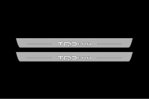 Toyota Tacoma IV 2024+ LED Door Sills Illuminated Scuff TRD pro Logo Stainless Steel Entry Guards Door Sills Decoin