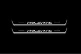 LED door sill plates Fiat Freemont 2016+ stainless steel with Talento logo