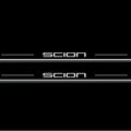 Scion tC I 2004-2010 LED Door Sills PRO LED Door Sills Illuminated Scuff Logo Scion Stainless Steel Entry Guards