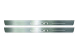 LED door sill plates for Scion tC I 2004+ with Scion logo