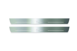 Lancia Thema 2011+ Stainless Steel LED Door Sills – Thema Logo