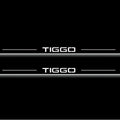 Chery Tiggo 2 2017+ LED Door Sills PRO LED Door Sills Illuminated Scuff Logo Tiggo Stainless Steel Entry Guards