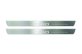 Chery Tiggo 2 2017+ door sill plates in stainless steel with Tiggo logo