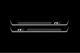Volkswagen Tiguan II 2016+ stainless steel illuminated entry guards with R-Line logo