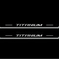 Ford Escape III 2013-2019 LED Door Sills Illuminated Scuff Titanium Logo Stainless Steel Entry Guards Door Sills Decoin