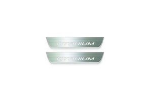 Ford Kuga III 2020+ LED Door Sills Illuminated Scuff Titanium Logo Stainless Steel Entry Guards