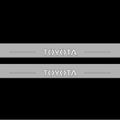 Toyota Prado 250 2023+ LED Door Sills Illuminated Scuff Toyota Logo Stainless Steel Entry Guards Door Sills Decoin