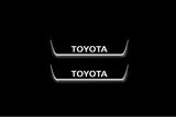 Toyota Prado 250 2023+ Stainless Steel LED Door Sills – Toyota Logo