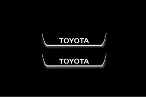 Toyota Prado 250 2023+ Stainless Steel LED Door Sills – Toyota Logo