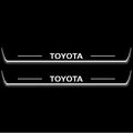 Toyota Prado 250 2023+ Stainless Steel LED Door Sills – Toyota Logo