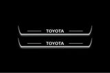 Toyota Rav4 V XA50 2019+ Stainless Steel LED Door Sills – Toyota Logo