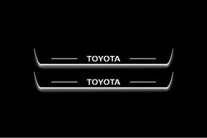 Toyota Rav4 V XA50 2019+ Stainless Steel LED Door Sills – Toyota Logo