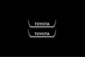 Toyota Rav4 V XA50 2019+ Stainless Steel LED Door Sills – Toyota Logo