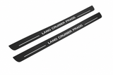 Toyota Land Cruiser Prado J120 Land Cruiser Prado Type 1 Matte PRO LED door sills, four-piece catalogue illustration, matte black with white illumination