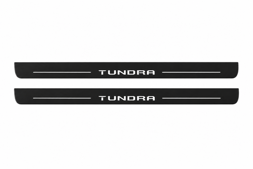 Toyota Tundra XK80 2022–Present — Matte PRO LED Door Sills — Tundra Logo
