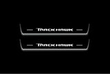 Jeep Grand Cherokee V Stainless Steel LED Door Sills – Trackhawk Logo