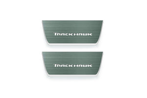 Jeep Grand Cherokee V Stainless Steel LED Door Sills – Trackhawk Logo
