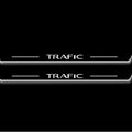 Renault Trafic III 2014+ LED Door Sills Illuminated Scuff Trafic Logo Stainless Steel Entry Guards