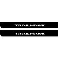 Jeep Cherokee KL 2014+ Illuminated Matte Sill Plates with logo Trailhawk Jeep Led Door Sills PRO opdesign