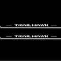 Jeep Cherokee KL 2014+ Stainless Steel LED Door Sills – TrailHawk Logo
