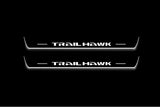 Jeep Cherokee KL 2014+ Stainless Steel LED Door Sills – TrailHawk Logo