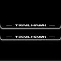 Jeep Grand Cherokee WK2 Stainless LED Door Sills – TrailHawk Logo
