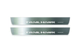 Jeep Grand Cherokee WK2 Stainless LED Door Sills – TrailHawk Logo