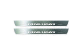 Jeep Cherokee KL 2014+ Stainless Steel LED Door Sills – TrailHawk Logo