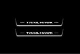 Jeep Grand Cherokee V Stainless Steel LED Door Sills – Trailhawk Logo