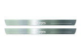 stainless steel LED door sill plates for Scion FR-S 2012+ with TRD logo