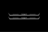 RAM 2500 V 2019+ stainless steel LED door sill plates with TRX logo