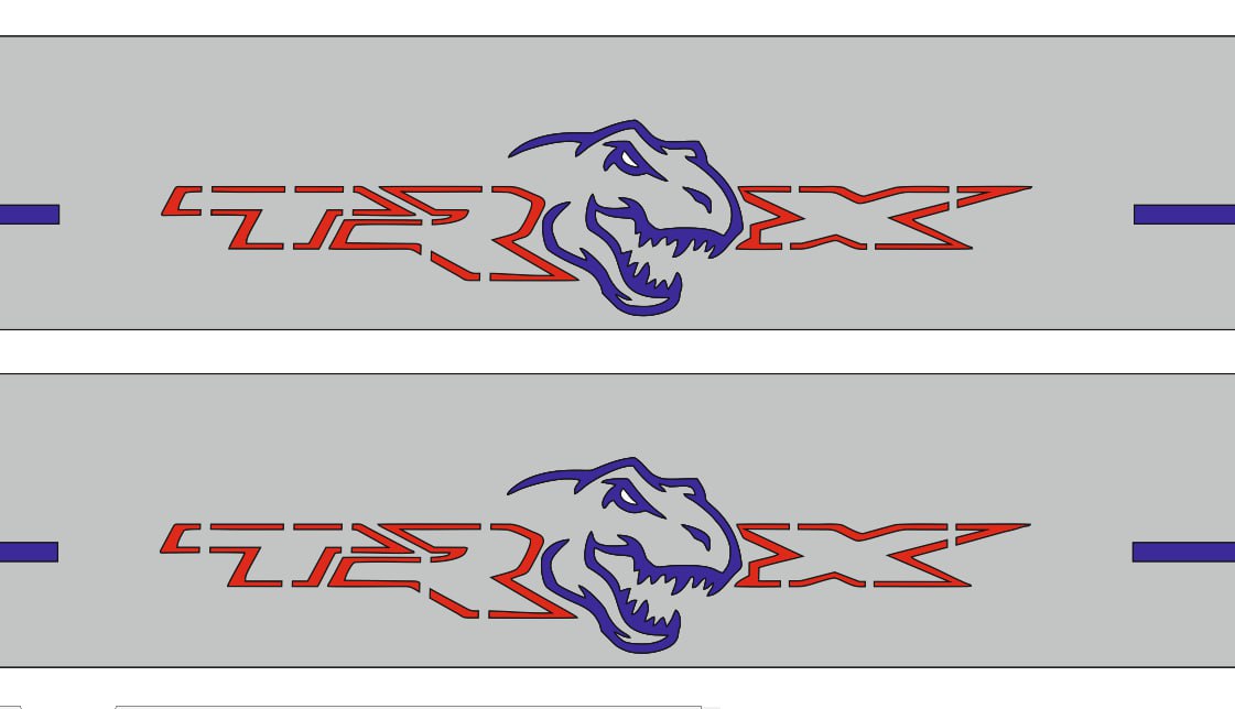 LED door sill plates RAM 2500 V 2019+ in stainless steel with TRX logo