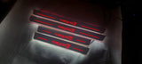 RAM 2500 V 2019+ stainless steel LED door sill plates with TRX logo
