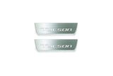 Hyundai Tucson IV 2020+ LED door sill plates stainless steel with Tucson logo