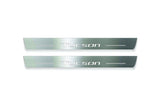 LED door sill plates for Hyundai Tucson IV 2020+ with Tucson logo
