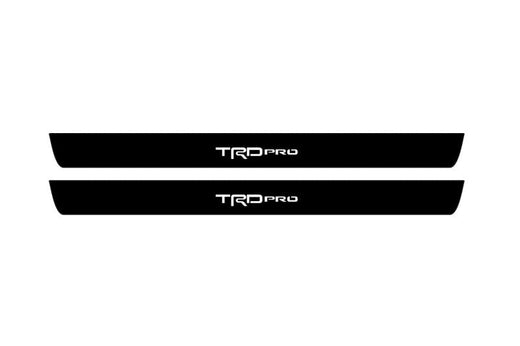 Toyota Tundra III XK70 2014+ Matte PRO LED Door Sills – TRD Pro Logo