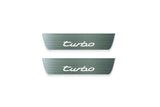 Porsche Cayenne Coupe E3 Stainless Steel LED Door Sills – Turbo Logo