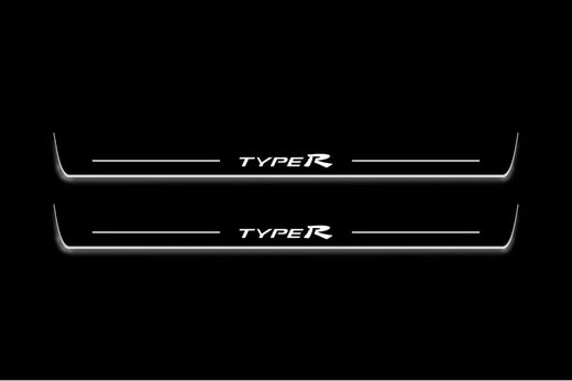 Honda Civic 5D 2006+ Stainless Steel LED Door Sills – TypeR Logo