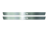 stainless steel door sill plates for Honda Civic 3D 2006+ with TypeR logo