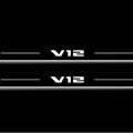 BMW 7 G11/G12 2015-2021 LED Door Sills Illuminated Scuff V12 Logo Stainless Steel Entry Guards Door Sills Decoin