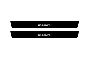 Toyota Camry V50 2012-2018 Illuminated Matte Sill Plates with logo Camry Toyota Led Door Sills PRO opdesign