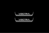 Opel Vectra C 2002+ Stainless Steel LED Door Sills – Vectra Logo