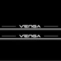 Kia Venga 2009+ Stainless Steel LED Door Sills – Venga Logo