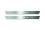 Ford Edge II 2015+ door sill plates in stainless steel with Vignale logo