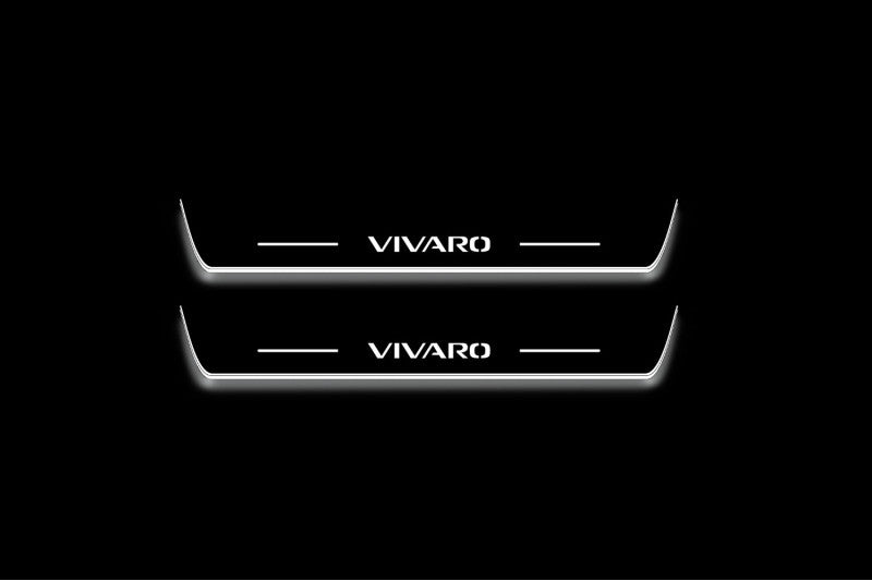 Vauxhall Vivaro 2019+ Stainless Steel LED Door Sills – Vivaro Logo