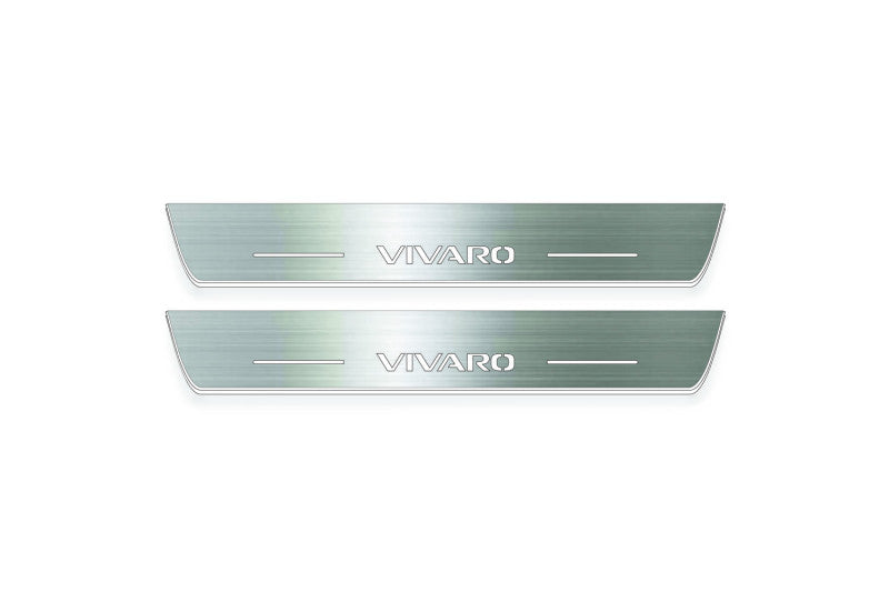 Opel Vivaro III K0 2019+ Stainless Steel LED Door Sills – Vivaro Logo