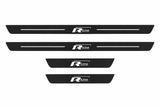 Volkswagen Tiguan 5N flat Matte PRO LED door sills with R-Line design