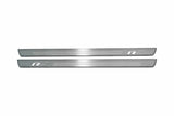Front pair unlit: Tiguan 5N edge-offset twin-line R-Line design, polished stainless steel