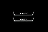 Skoda Octavia (A5) II 2004+ Stainless Steel LED Door Sills – VRS Logo
