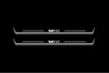 Skoda Octavia (A5) II 2004+ Stainless Steel LED Door Sills – VRS Logo